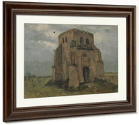 The Old Church Tower At Nuenen ('The Peasants' Churchyard') By Vincent Van Gogh Fine Art Print