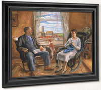 The Old Folks (Mother And Father) By John Steuart Curry Fine Art Print