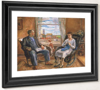 The Old Folks (Mother And Father) By John Steuart Curry Fine Art Print