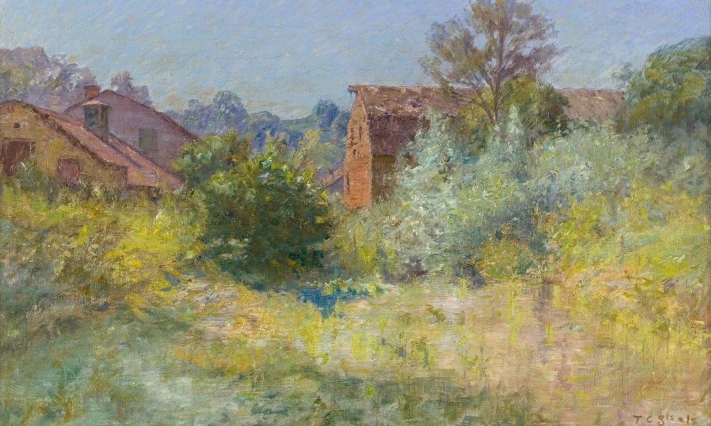 The Old Mill, Brookville By Theodore Clement Steele Fine Art Print