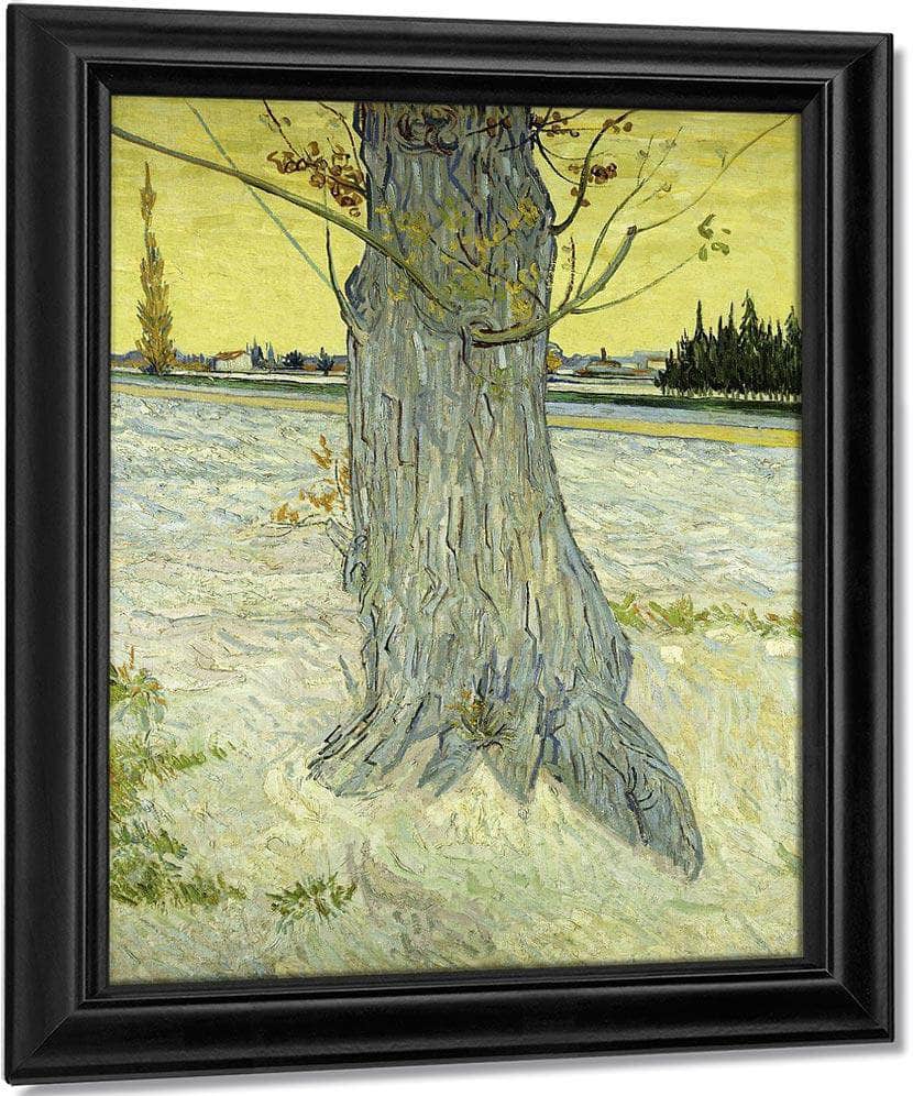 The Old Tree By Vincent Van Gogh Fine Art Print