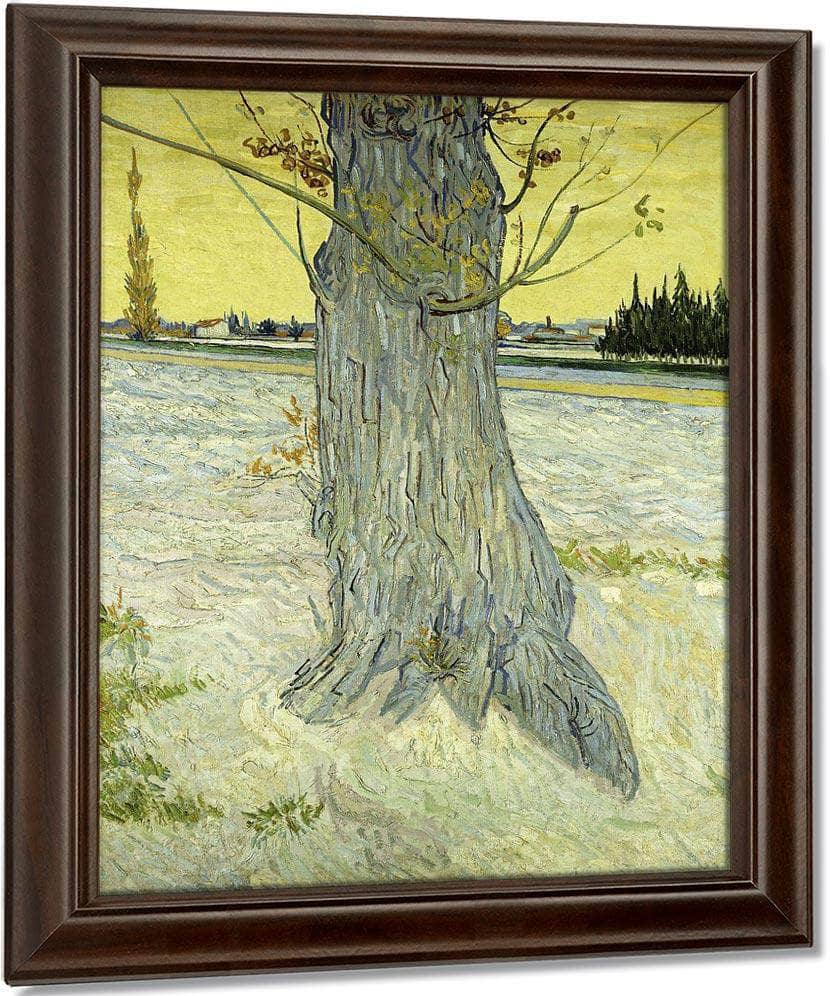 The Old Tree By Vincent Van Gogh Fine Art Print