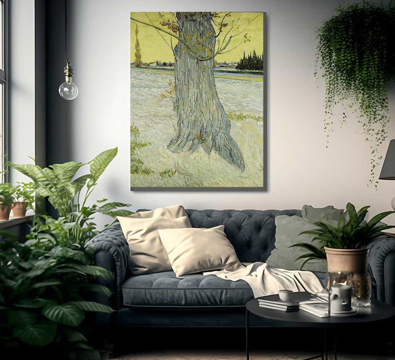 The Old Tree By Vincent Van Gogh Fine Art Print