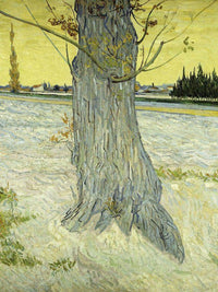 The Old Tree By Vincent Van Gogh Fine Art Print