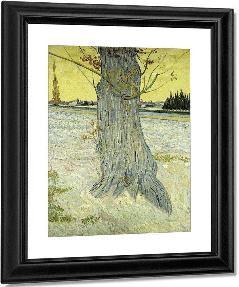The Old Tree By Vincent Van Gogh Fine Art Print