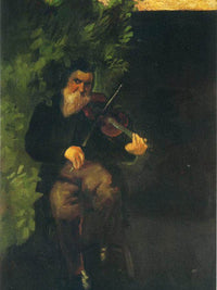 The Old Violonist By August Macke Fine Art Print