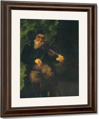 The Old Violonist By August Macke Fine Art Print