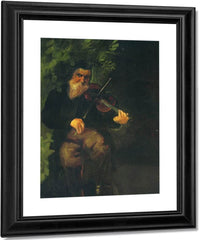 The Old Violonist By August Macke Fine Art Print