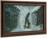 The Old Woman With The Lantern By Nicolai Astrup Fine Art Print