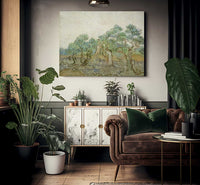 The Olive Orchard By Vincent Van Gogh Fine Art Print