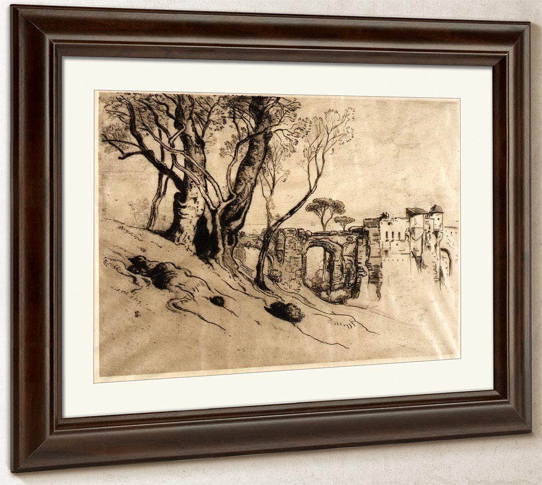 The Olive Trees Of The Riviera (From The Portfolio, Twenty Original By Samuel Colman Fine Art Print