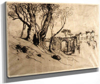 The Olive Trees Of The Riviera (From The Portfolio, Twenty Original By Samuel Colman Fine Art Print