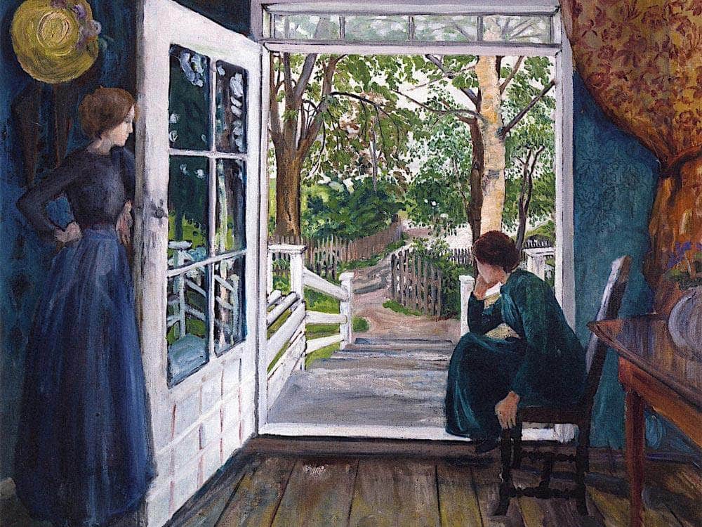 The Open Door By Nicolai Astrup Fine Art Print