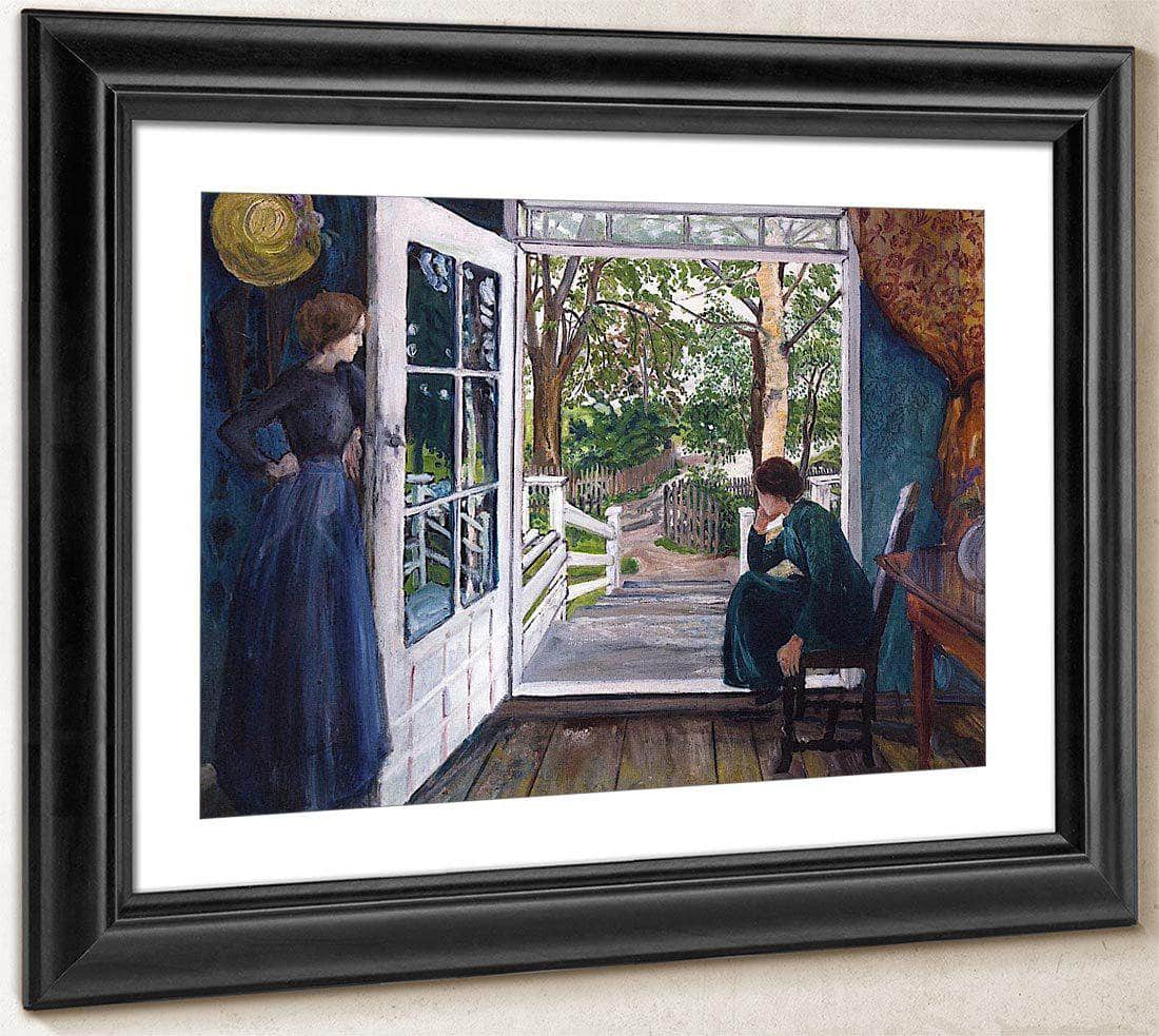 The Open Door By Nicolai Astrup Fine Art Print