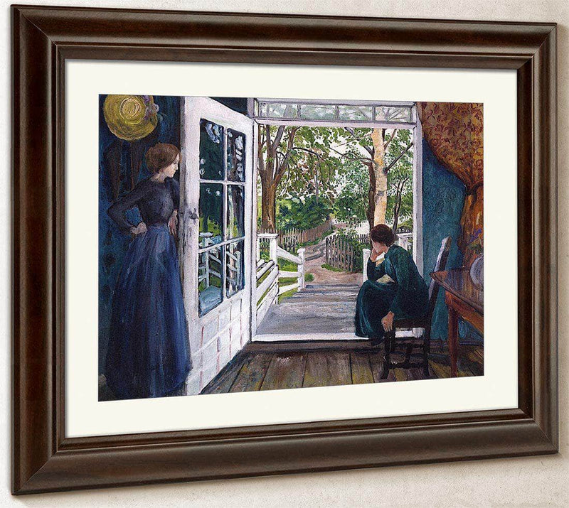 The Open Door By Nicolai Astrup Fine Art Print