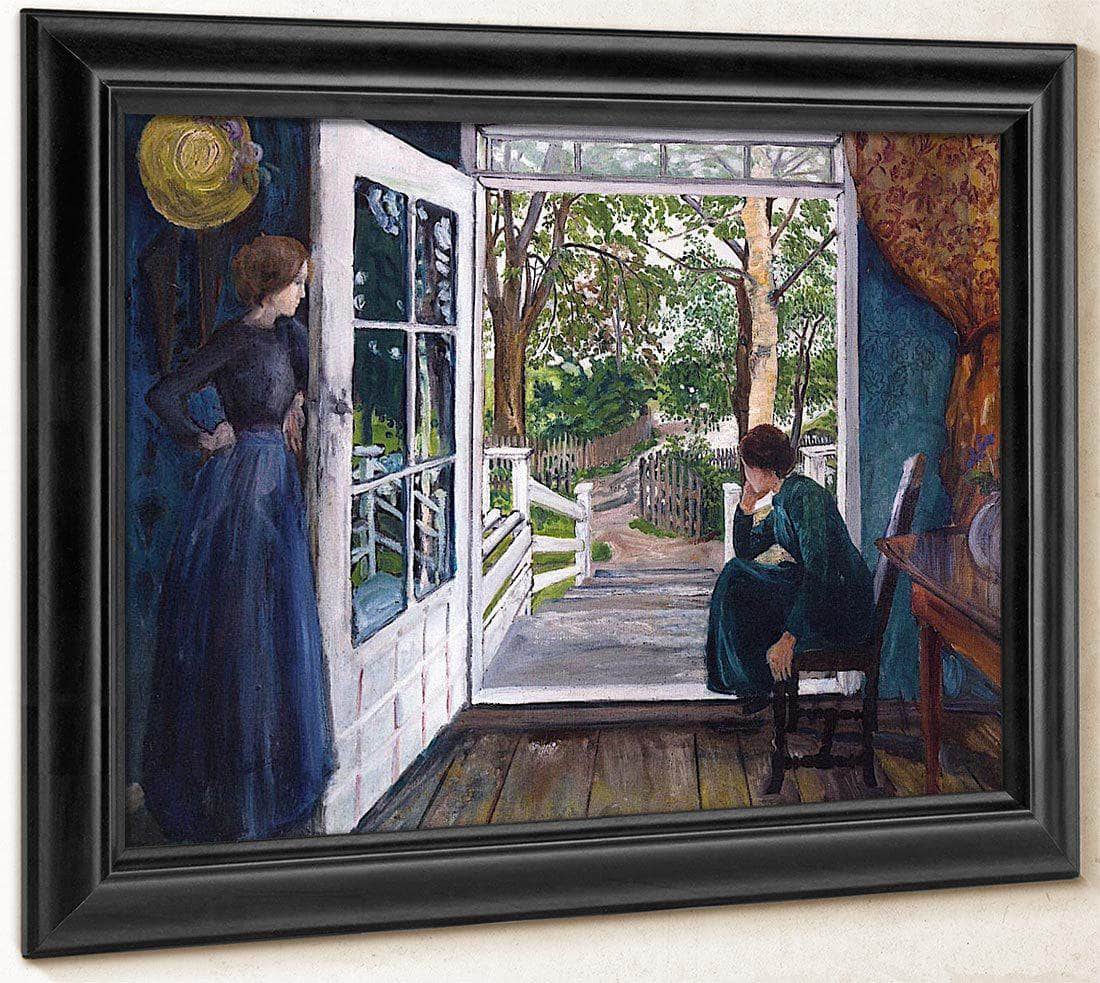 The Open Door By Nicolai Astrup Fine Art Print
