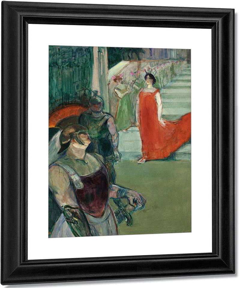 The Opera Messalina At Bordeaux (Messaline Descend L'escalier Borde De Figurants) By Henri Marie Raymond De Toulouse Lautrec Monfa Fine Art Print