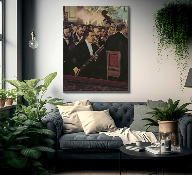 The Opera Orchestra By Edgar Degas Fine Art Print