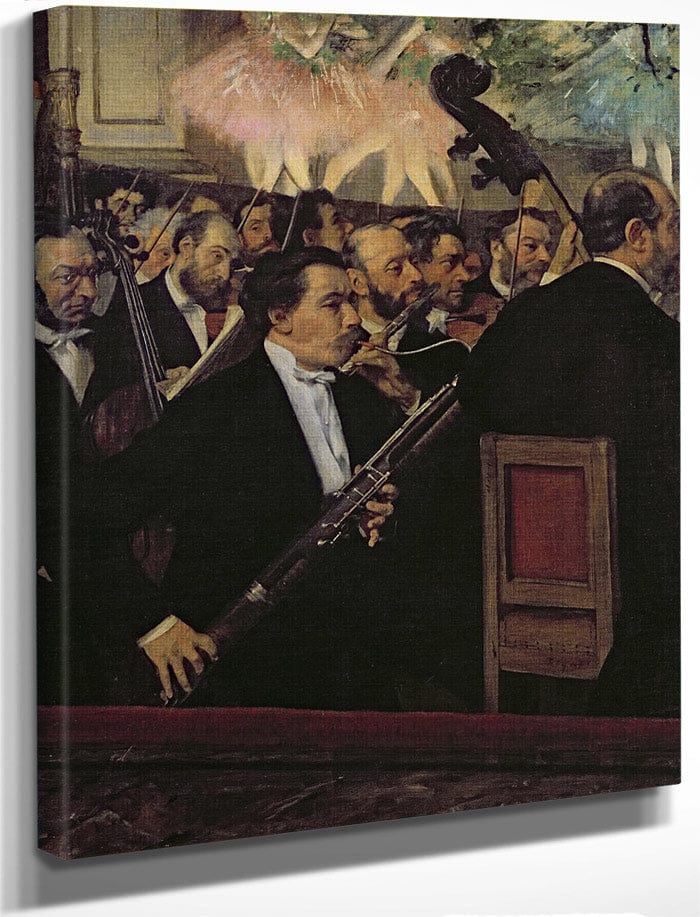 The Opera Orchestra By Edgar Degas Fine Art Print