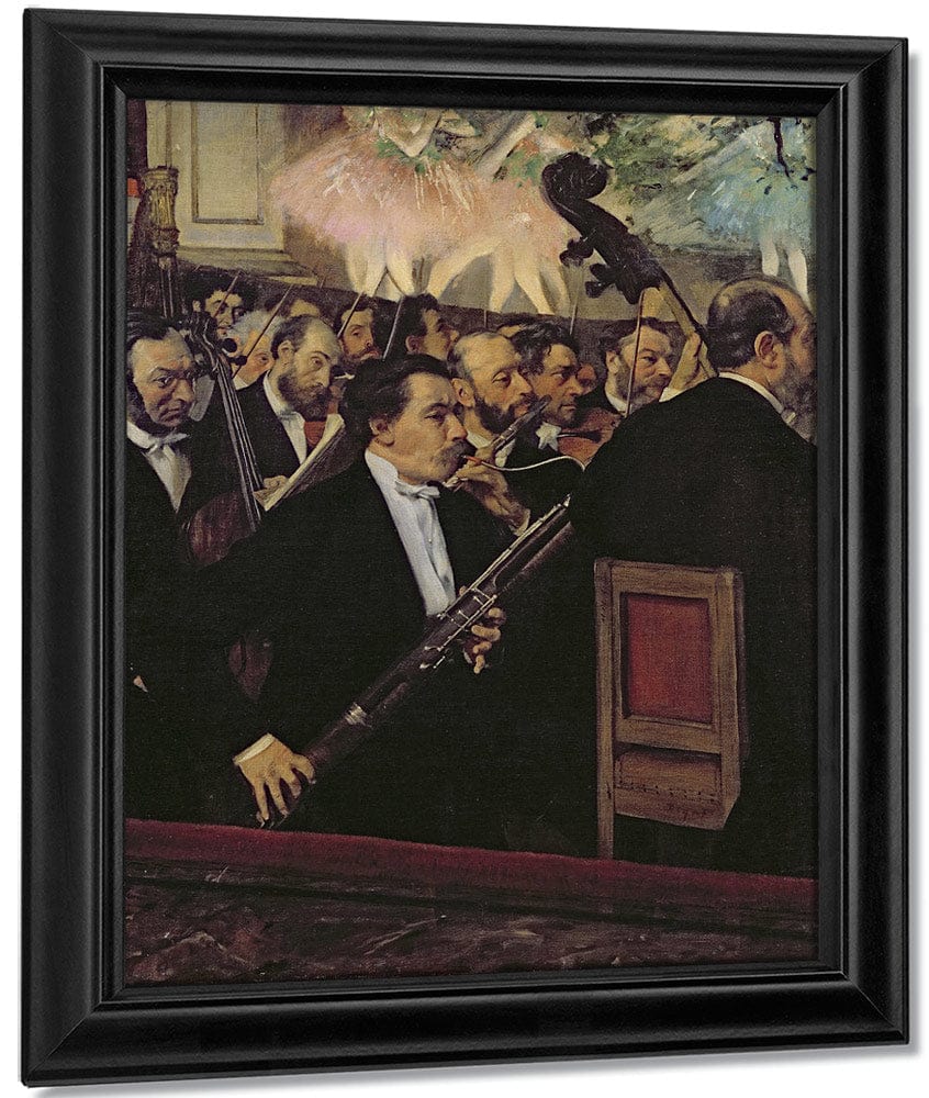 The Opera Orchestra By Edgar Degas Fine Art Print