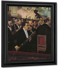 The Opera Orchestra By Edgar Degas Fine Art Print