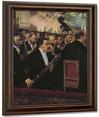 The Opera Orchestra By Edgar Degas Fine Art Print