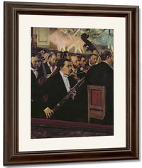 The Opera Orchestra By Edgar Degas Fine Art Print