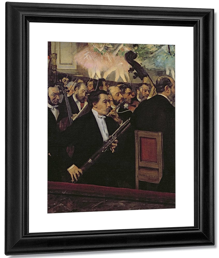 The Opera Orchestra By Edgar Degas Fine Art Print