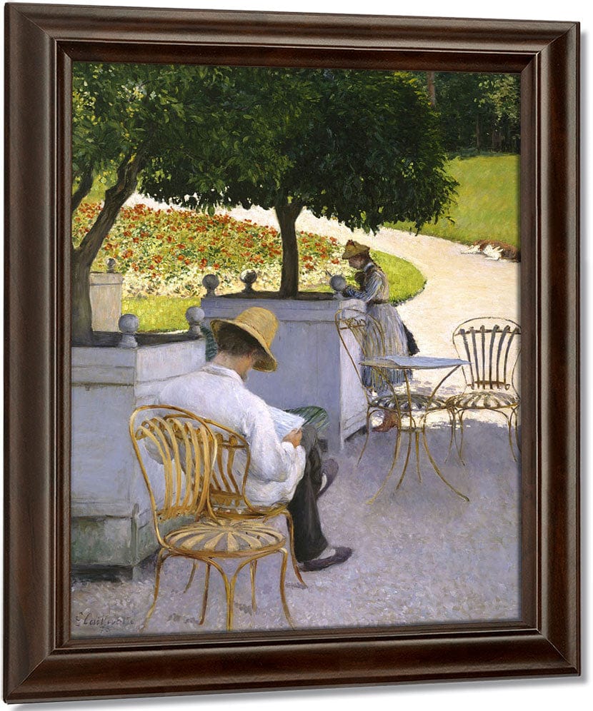 The Orange Trees By Gustave Caillebotte Fine Art Print