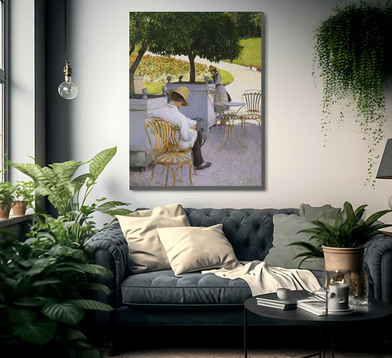 The Orange Trees By Gustave Caillebotte Fine Art Print