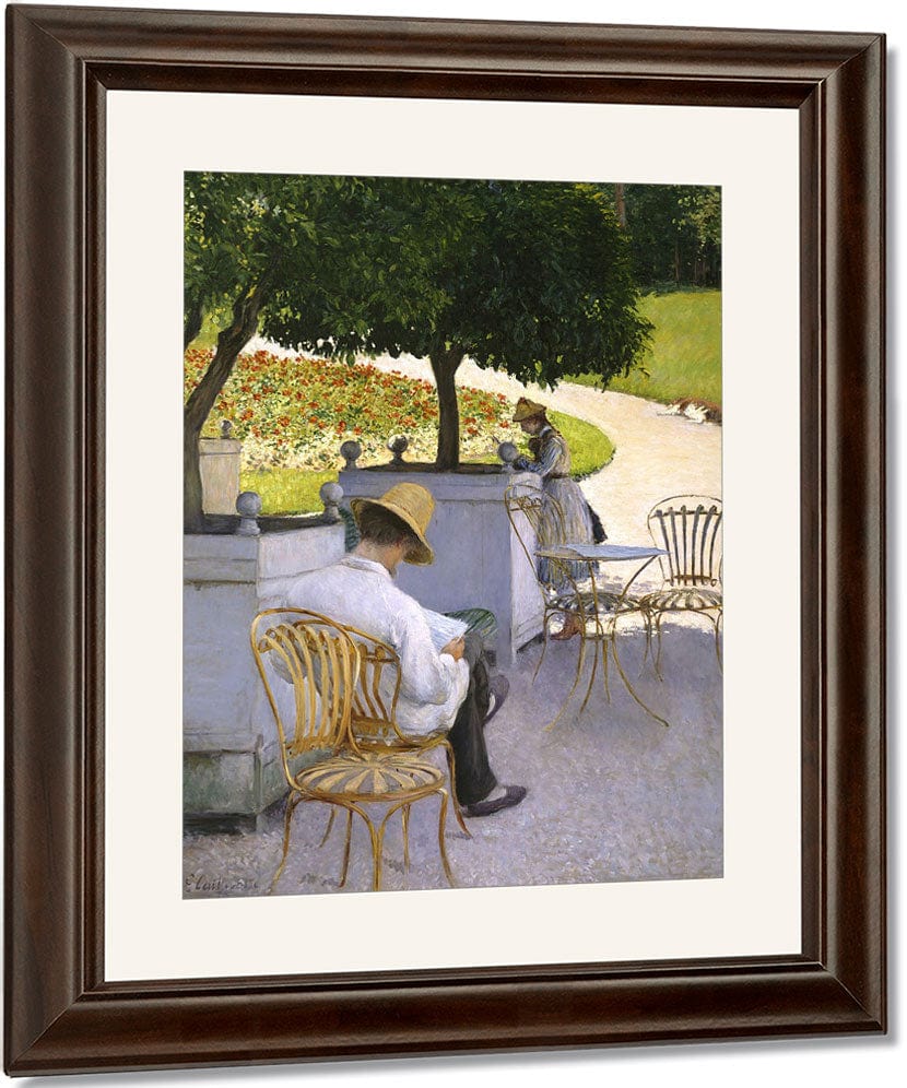 The Orange Trees By Gustave Caillebotte Fine Art Print