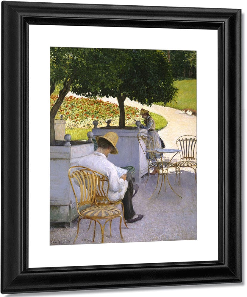 The Orange Trees By Gustave Caillebotte Fine Art Print