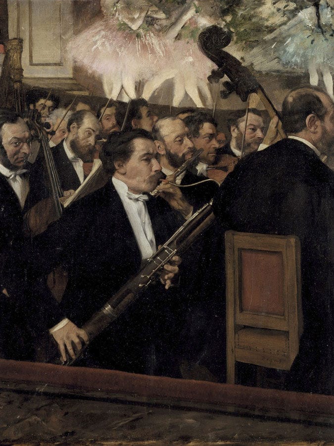 The Orchestra At The Opera By Edgar Degas Fine Art Print