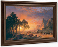 The Oregon Trail By  Bierstadt Albert Fine Art Print