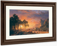 The Oregon Trail By  Bierstadt Albert Fine Art Print