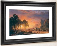The Oregon Trail By  Bierstadt Albert Fine Art Print