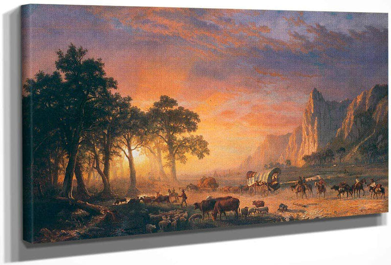 The Oregon Trail By  Bierstadt Albert Fine Art Print