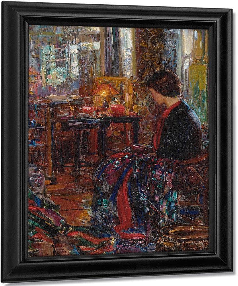 The Oriental Shop (Or The Jade Shop) By Joseph Kleitsch Fine Art Print