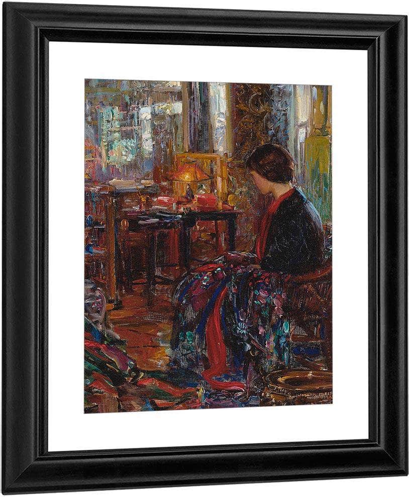 The Oriental Shop (Or The Jade Shop) By Joseph Kleitsch Fine Art Print
