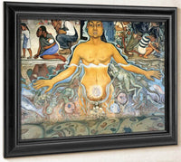 The Origin Of Human Life Symbolized By A Womman Of Asian Race By Diego Rivera Fine Art Print