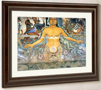 The Origin Of Human Life Symbolized By A Womman Of Asian Race By Diego Rivera Fine Art Print