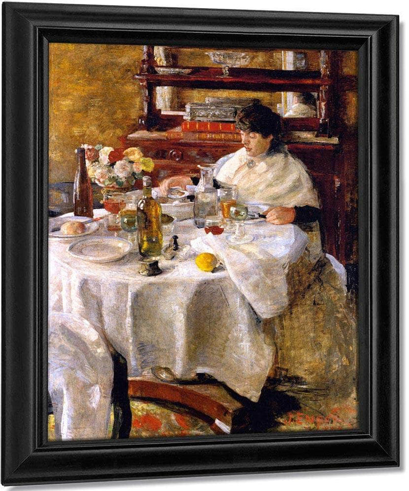 The Oyster Eater By James Ensor Fine Art Print