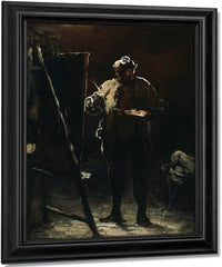 The Painter At His Easel By Honore Daumier Fine Art Print