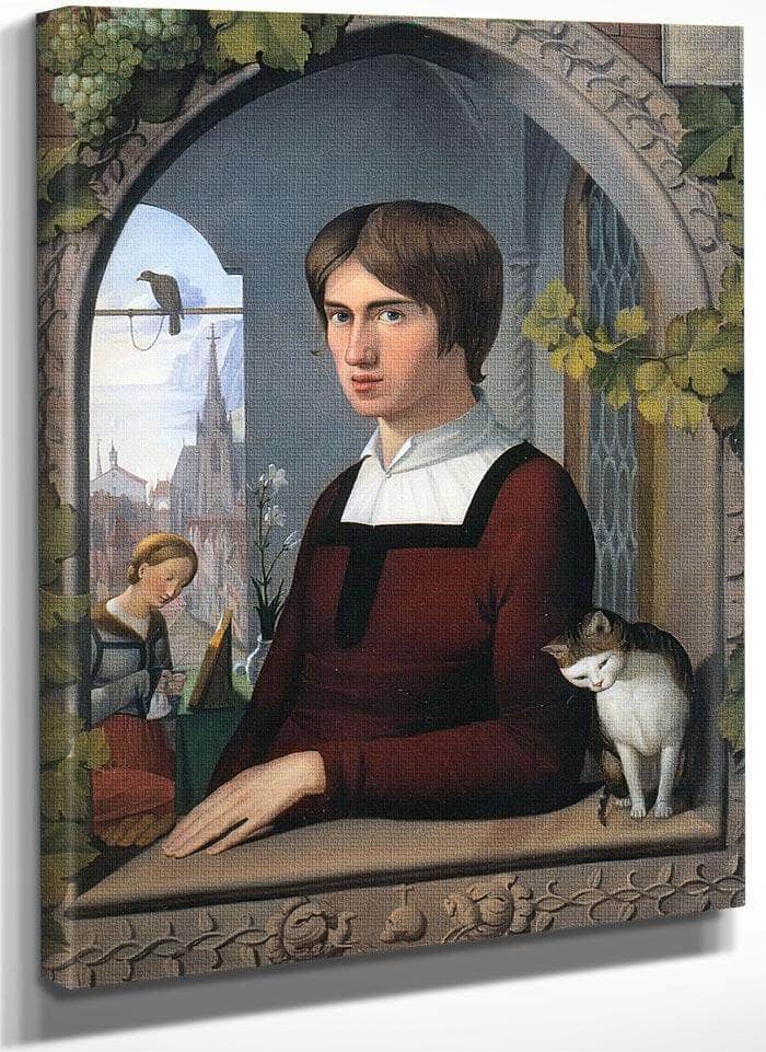The Painter Franz Pforr By Fredrich Overbeck Fine Art Print