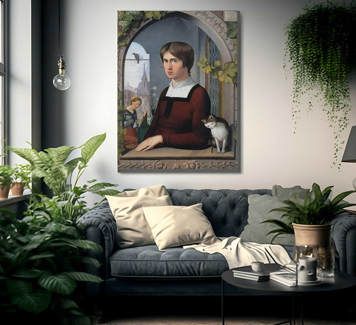 The Painter Franz Pforr By Fredrich Overbeck Fine Art Print