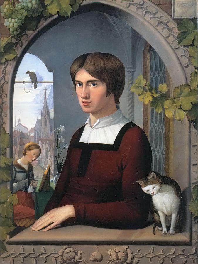 The Painter Franz Pforr By Fredrich Overbeck Fine Art Print