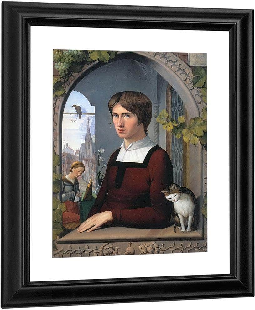 The Painter Franz Pforr By Fredrich Overbeck Fine Art Print