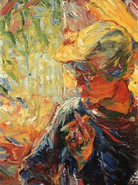 The Painter Schmidt Rottluff By Emil Nolde Fine Art Print