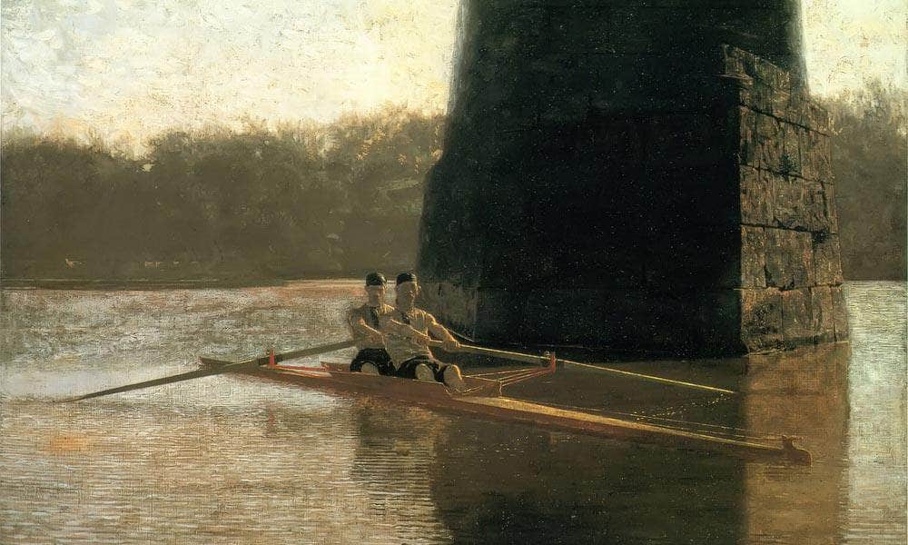 The Pair Oared Shell 1872 By Thomas Eakins Fine Art Print