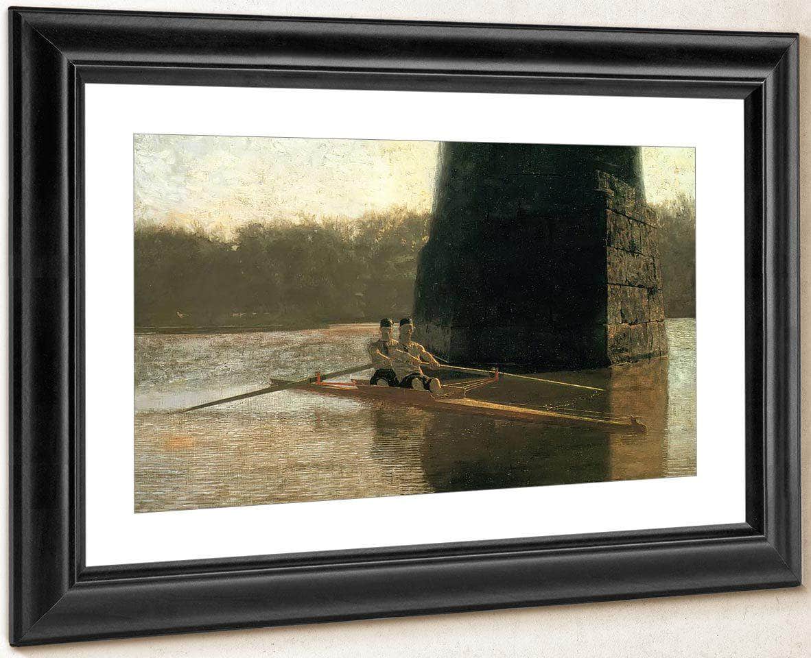 The Pair Oared Shell 1872 By Thomas Eakins Fine Art Print